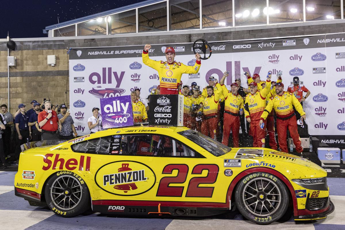 Joey Logano Triumphs in Marathon Race: Record-Breaking Quintuple Overtime at Nashville Superspeedway